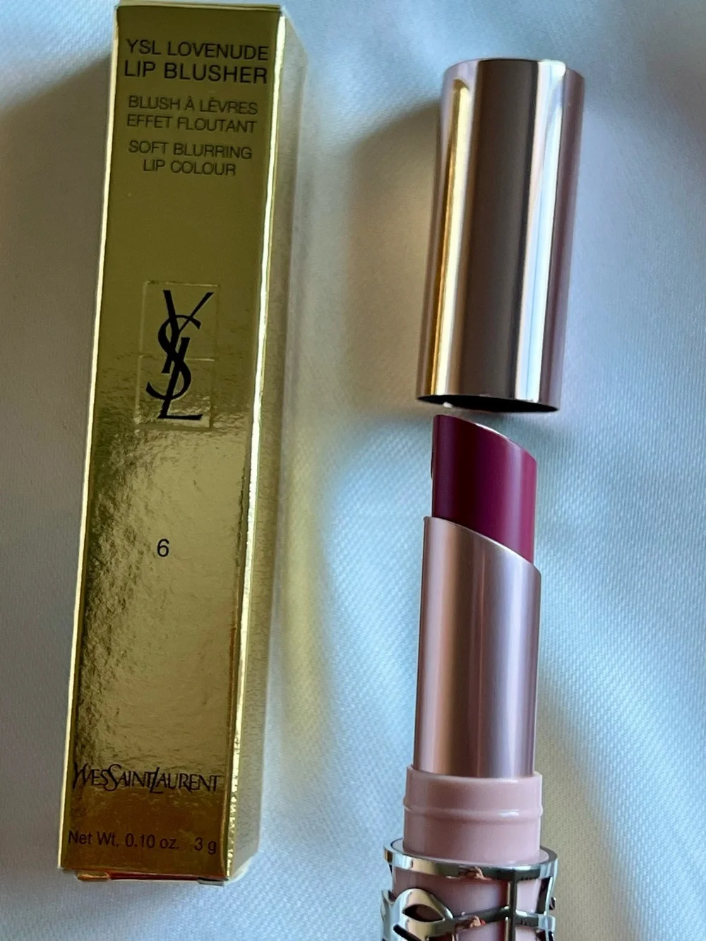 Yves Saint Laurent Loveshine Candy Glaze Lip Blush Stick – Shade 6 Naughty Pink